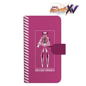 Senki Zessho Symphogear XV Shirabe Tsukuyomi Notebook Type Smartphone Case M (Anime Toy)