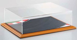 Diorama Display Base `Race Track` & Acrylic Case (Case, Cover)