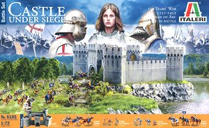 100 years War Castle Under Siege (Siege of Orleans) (Plastic model)