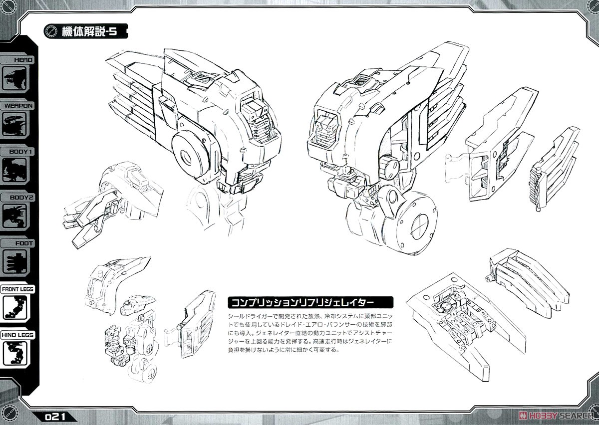 RZ-028 ブレードライガーAB (プラモデル) 解説8