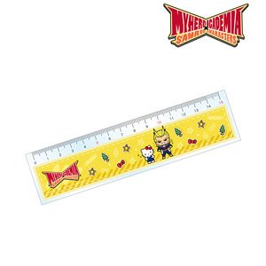 My Hero Academia x Sanrio Characters All Might x Hello Kitty Acrylic Ruler (Anime Toy)