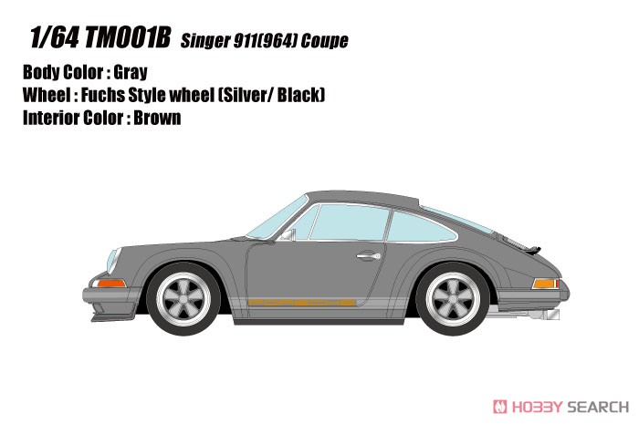 Singer 911(964) Coupe グレー (ミニカー) その他の画像1