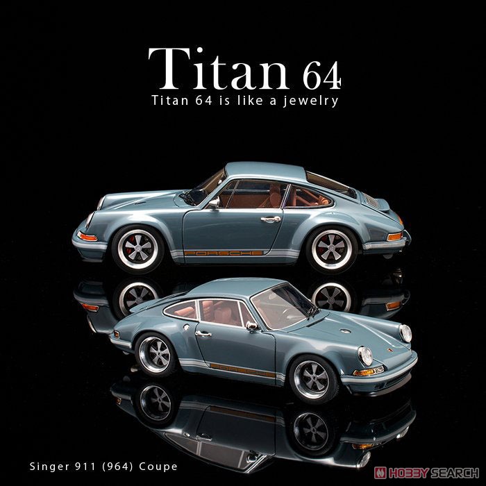 Singer 911(964) Coupe グレー (ミニカー) その他の画像3