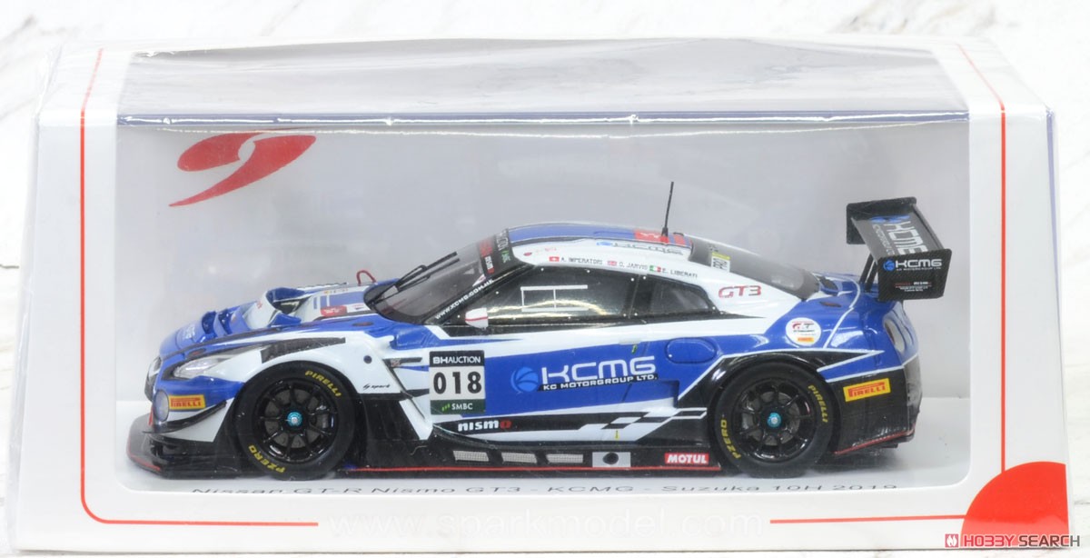 Nissan GT-R Nismo GT3 No.018 KCMG Suzuka 10H 2019 A.Imperatori E.Liberati O.Jarvis (ミニカー) パッケージ1