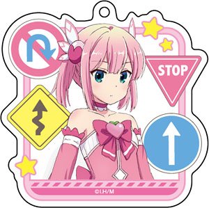 TV Animation [The Demon Girl Next Door] Acrylic Key Ring (4) Momo Chiyoda [Magical Girl] (Anime Toy)