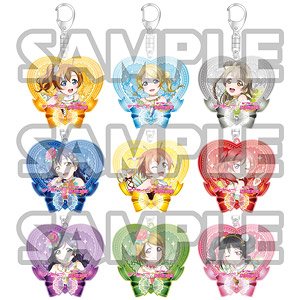 Love Live! Acrylic Trading Key Ring Vol.2 (Set of 9) (Anime Toy)