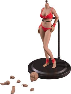 Super Flexible Female Seamless Body with Stainless Steel Skeleton Suntan / Medium Breast (Fashion Doll)