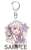 Re:Zero -Starting Life in Another World- Acrylic Key Ring Emilia Winter Close Coat Ver. (Anime Toy) Item picture1