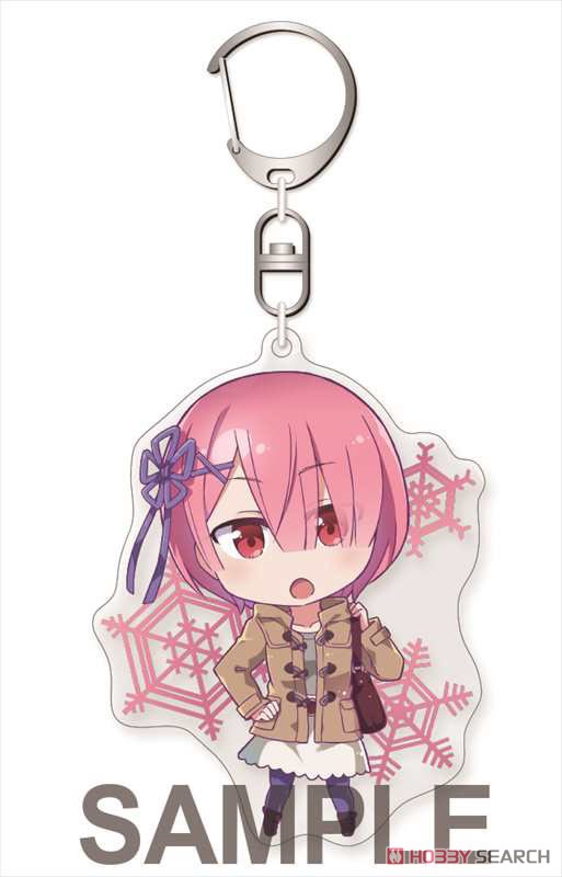 Re:Zero -Starting Life in Another World- Acrylic Key Ring Ram Winter Close Coat Ver. (Anime Toy) Item picture1