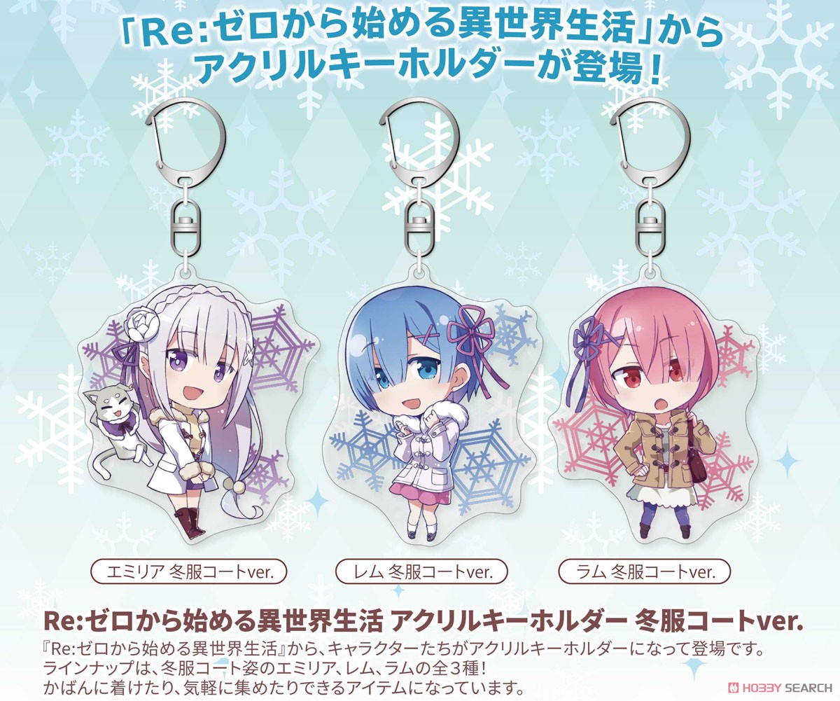 Re:Zero -Starting Life in Another World- Acrylic Key Ring Ram Winter Close Coat Ver. (Anime Toy) Other picture1