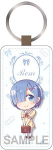 Re:Zero -Starting Life in Another World- Leather Key Ring Rem Uniform Ver. (Anime Toy)