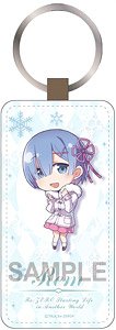 Re:Zero -Starting Life in Another World- Leather Key Ring Rem Winter Close Coat Ver. (Anime Toy)