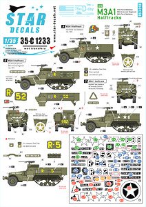 WWII 米 M3A1ハーフトラックD-デイ75周年スペシャル フランス ノルマンディー1944年 (デカール)