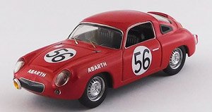 フィアット アバルト 700S ル・マン24時間 1961 #56 Bassi/Rigamonti (ミニカー)