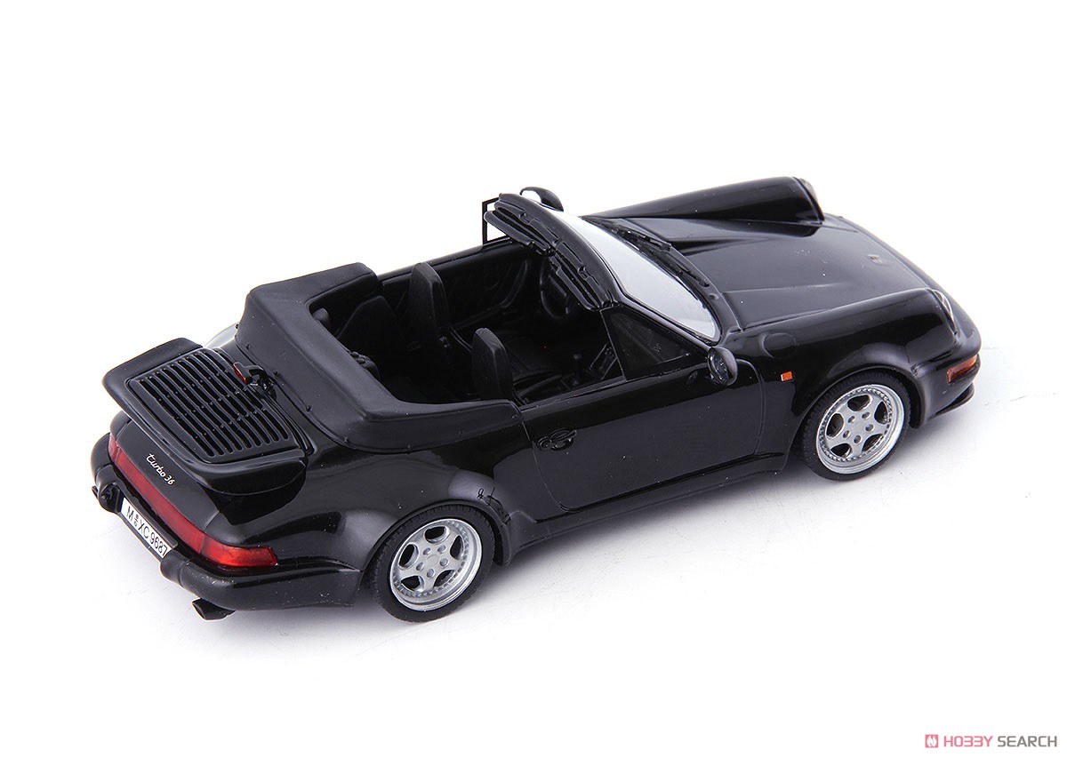 ポルシェ 911 (964) ターボ コンバーチブル 1993 メタリックブラック (ミニカー) 商品画像3