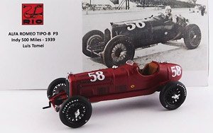 アルファロメオ P3 インディ500マイル 1939 #58 Luis Tomei (ミニカー)