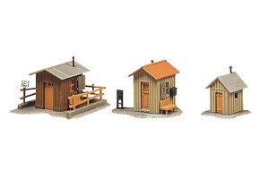 222177 (N) 3 Trackside Shanties (Model Train)