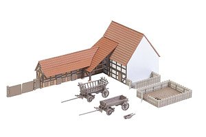 232371 (N) Agricultural Building with Accessories (Model Train)