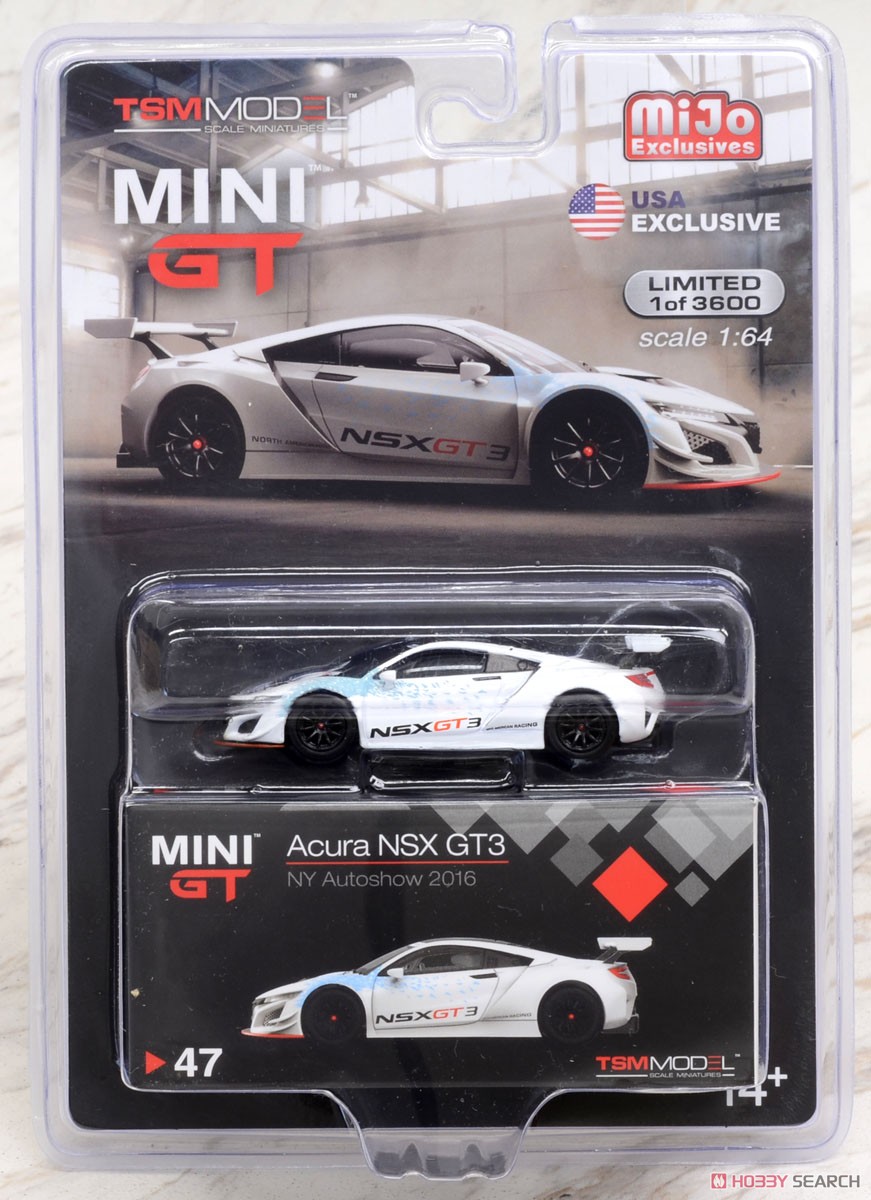 Acura NSX GT3 New York International Auto Show 2016 LHD USA Limited Edition (Diecast Car) Package1