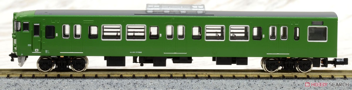 J.R. Series 113-7700 (40N Improved Car/Kyoto Area Color/Rollsign Lighting) Standard Four Car Formation Set (w/Motor) (Basic 4-Car Set) (Pre-colored Completed) (Model Train) Item picture2