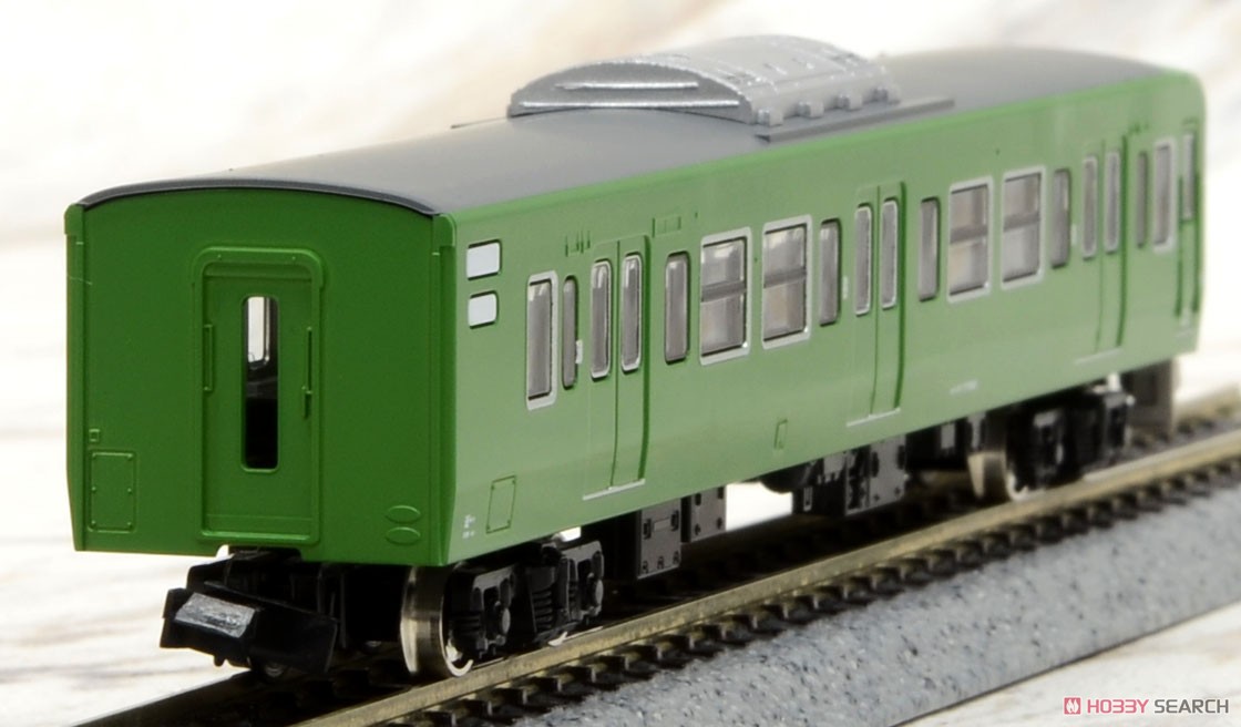 J.R. Series 113-7700 (40N Improved Car/Kyoto Area Color/Rollsign Lighting) Standard Four Car Formation Set (w/Motor) (Basic 4-Car Set) (Pre-colored Completed) (Model Train) Item picture4