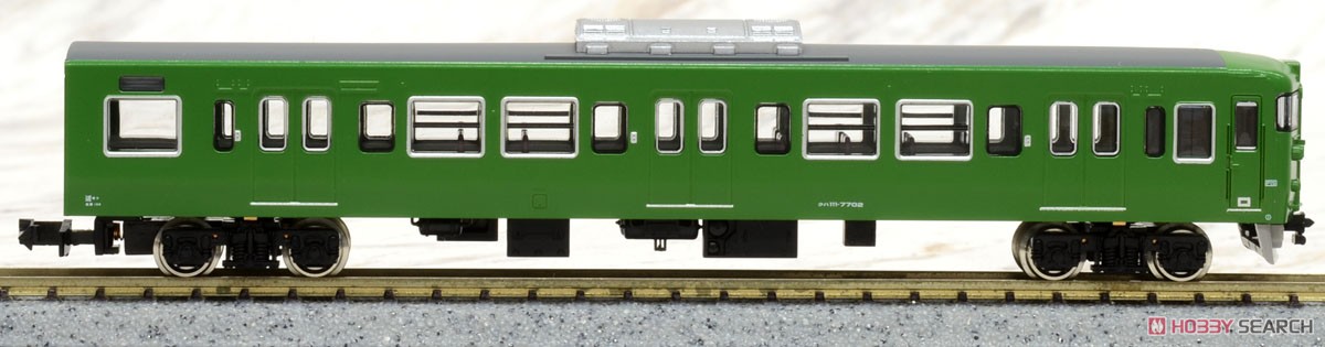 J.R. Series 113-7700 (40N Improved Car/Kyoto Area Color/Rollsign Lighting) Standard Four Car Formation Set (w/Motor) (Basic 4-Car Set) (Pre-colored Completed) (Model Train) Item picture7