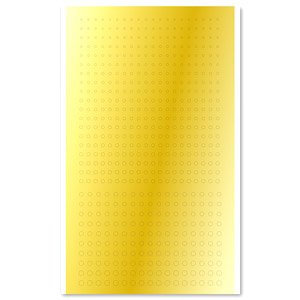Round Metallic Sticker S (1.0-2.8mm) Gold (1 Sheet) (Material)
