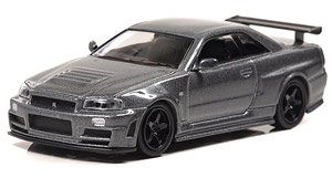 NISMO R34 GT-R Z-tune 2004 (Gray Metallic) (ミニカー)