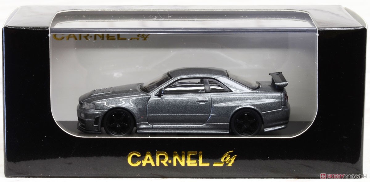 NISMO R34 GT-R Z-tune 2004 (Gray Metallic) (ミニカー) パッケージ1