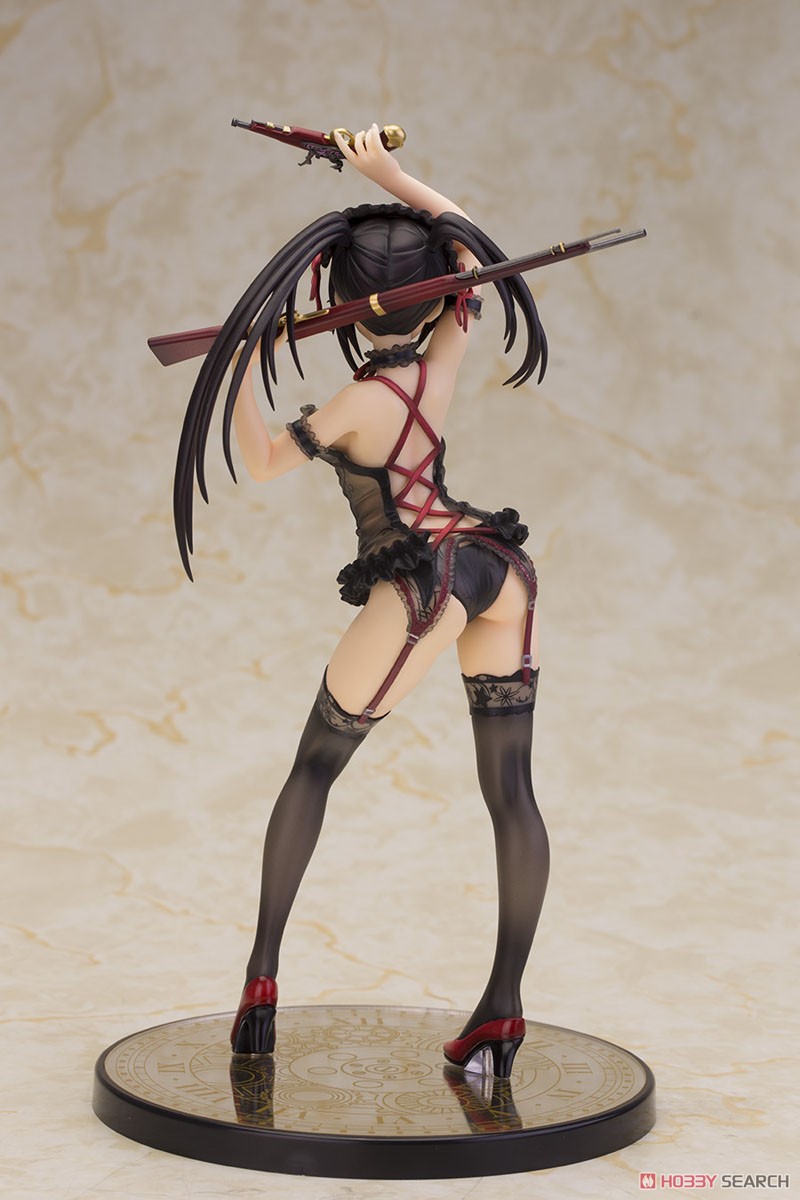 Kurumi Tokisaki: Lingerie Ver. Black Color (PVC Figure) Item picture2