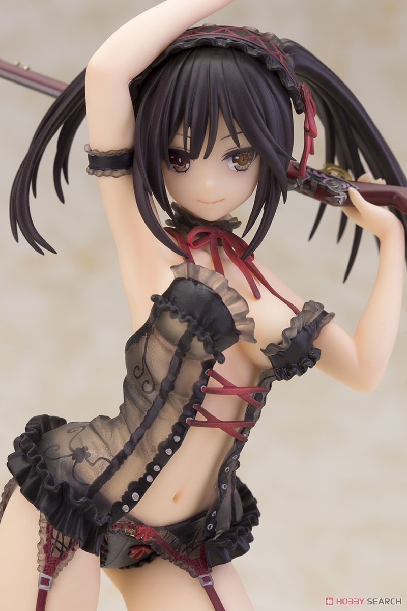 Kurumi Tokisaki: Lingerie Ver. Black Color (PVC Figure) Item picture4