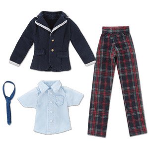 Boys School Set III (Navy x Blue) (Fashion Doll)