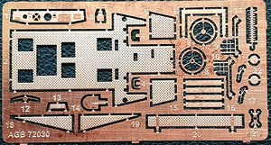 Photo-Etched Parts for M3A1 Scoutcar Profipack (for AccsGB) (Plastic model)