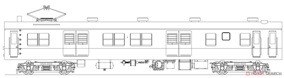 16番(HO) 国鉄 クモニ83 012～014 (高屋根・1個パンタ・R付窓タイプ・浜松工改) (組み立てキット) (鉄道模型) その他の画像1