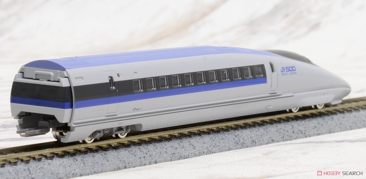 JR 500系 東海道・山陽新幹線 (のぞみ) 基本セット (基本・4両セット) (鉄道模型) 商品画像3