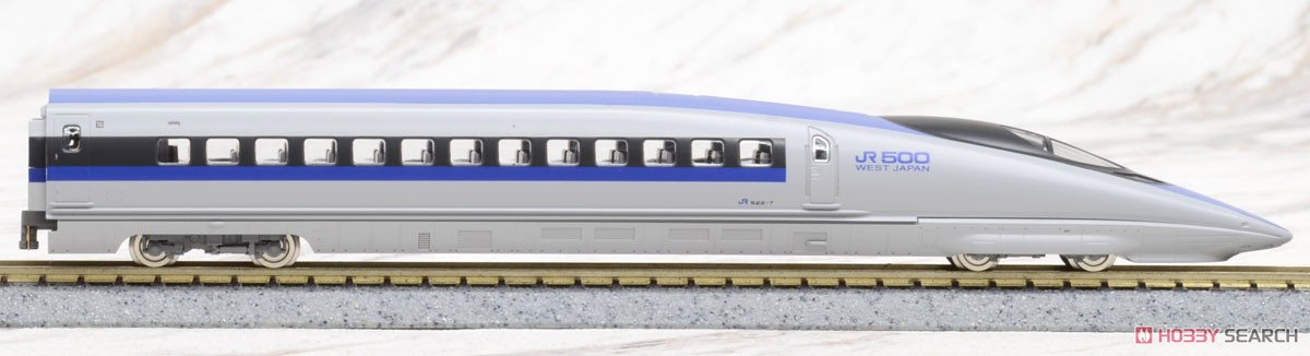 JR 500系 東海道・山陽新幹線 (のぞみ) 基本セット (基本・4両セット) (鉄道模型) 商品画像6