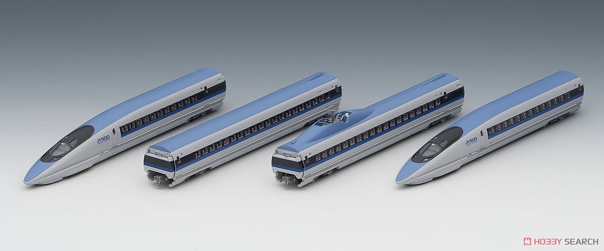 JR 500系 東海道・山陽新幹線 (のぞみ) 基本セット (基本・4両セット) (鉄道模型) 商品画像8