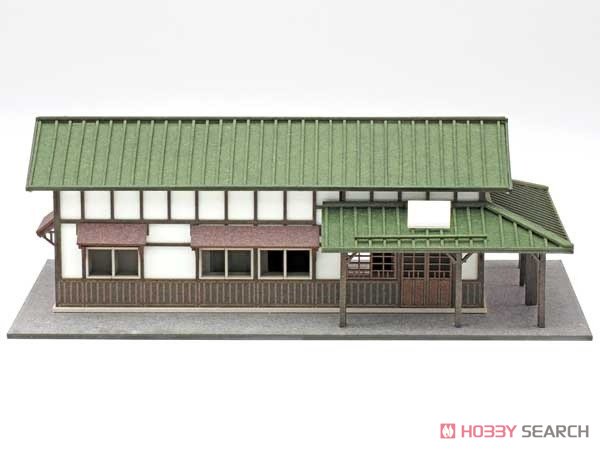 1/150 Scale Paper Model Kit Station Series 09 : Regional Station Building/Shinanokawada Station, New Version (Unassembled Kit) (Model Train) Item picture10