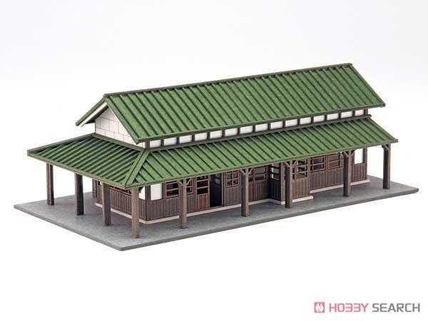 1/150 Scale Paper Model Kit Station Series 09 : Regional Station Building/Shinanokawada Station, New Version (Unassembled Kit) (Model Train) Item picture5