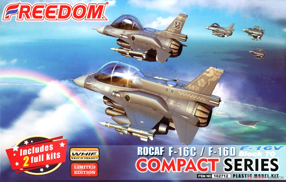 コンパクトシリーズ：ROCAF F-16C/F-16D ブロック70 F-16V 「ヴァイパー」 (プラモデル) パッケージ1