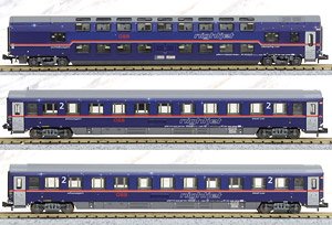 OBB Nightjet EN470 Zurich-Hamburg Ep.VI (3-Car Set) (Model Train)