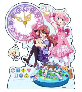 The Demon Girl Next Door Acrylic Table Clock (Anime Toy)