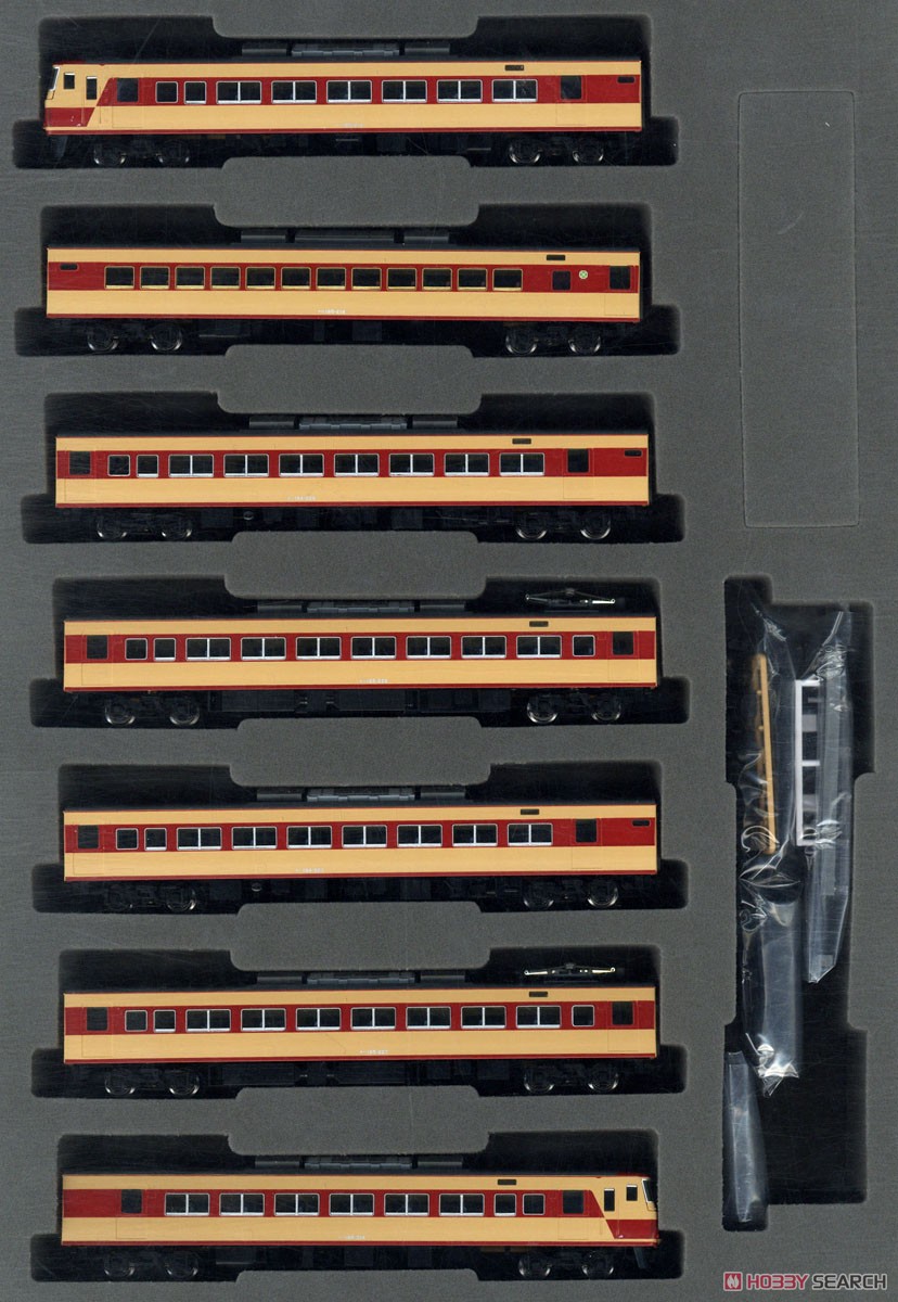 JR 185-200系 特急電車 (国鉄特急色) セット (7両セット) (鉄道模型) 商品画像1