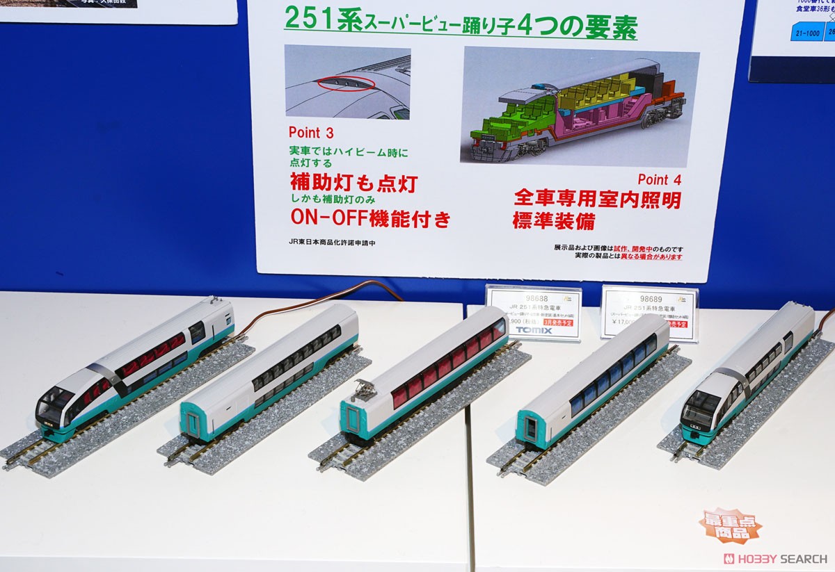 JR 251系特急電車 (スーパービュー踊り子・2次車・新塗装) 基本セット (基本・6両セット) (鉄道模型) その他の画像3