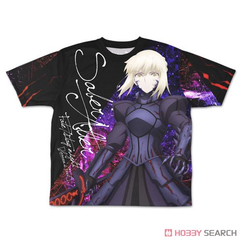 劇場版 Fate/stay night [Heaven`s Feel] セイバーオルタ 両面フルグラフィックTシャツ M (キャラクターグッズ) 商品画像2