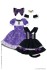 50 Moonlit Night Prank Cat Maid Set (Purple x Black) (Fashion Doll) 商品画像1 Thumbnail