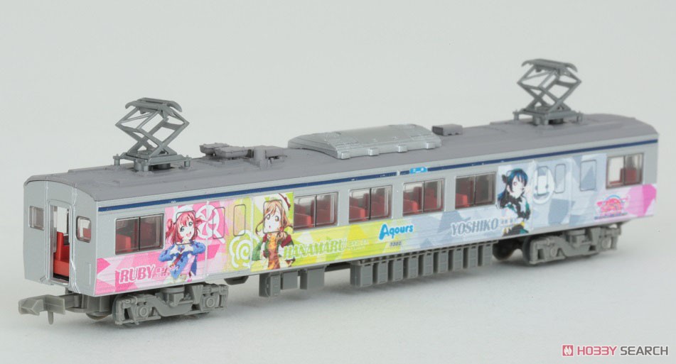 鉄道コレクション 伊豆箱根鉄道 7000系 (7502編成) ラブライブ！サンシャイン!! 「Over the Rainbow号」 ラッピング電車 (3両セット) (鉄道模型) 商品画像4