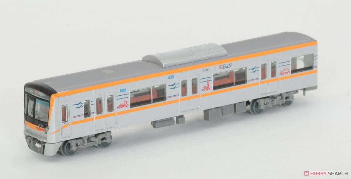 The Railway Collection Keisei Type 3100 `Narita Sky Access` Standard Four Car Set (Basic 4-Car Set) (Model Train) Item picture11