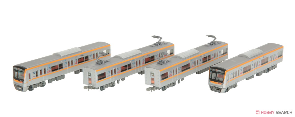 The Railway Collection Keisei Type 3100 `Narita Sky Access` Standard Four Car Set (Basic 4-Car Set) (Model Train) Item picture7