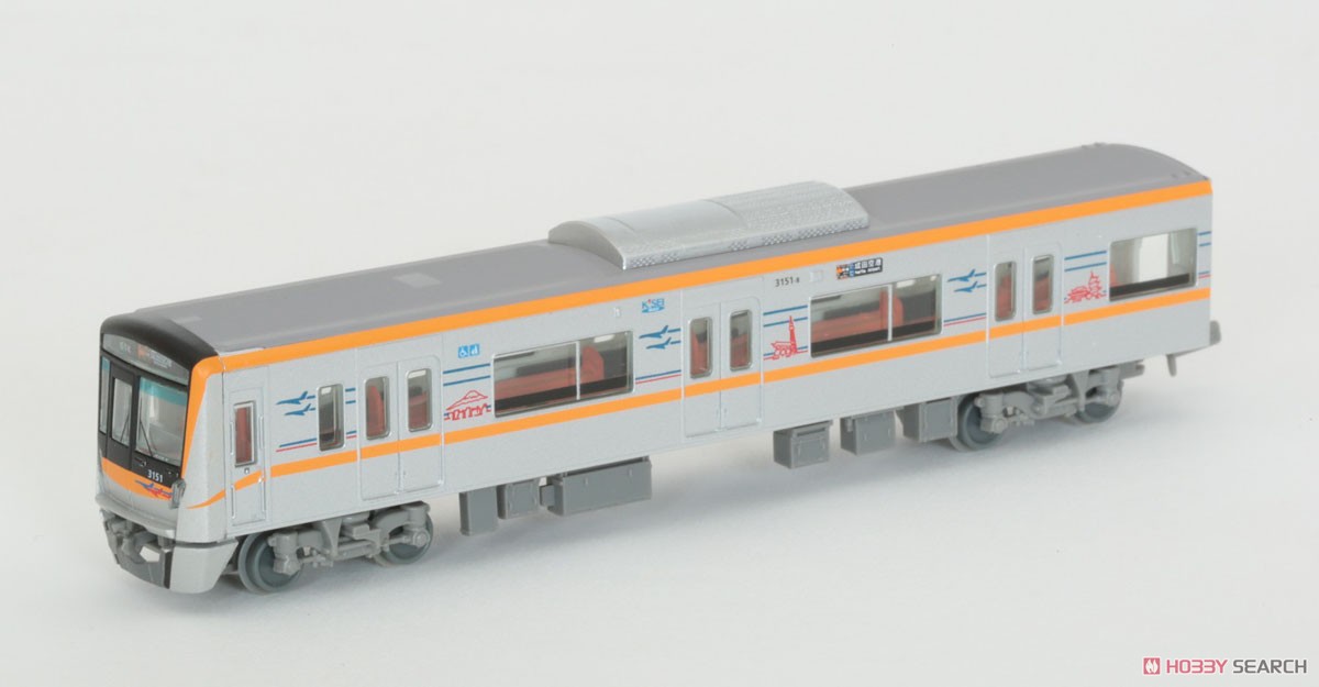 The Railway Collection Keisei Type 3100 `Narita Sky Access` Standard Four Car Set (Basic 4-Car Set) (Model Train) Item picture8